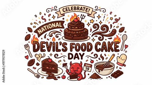 National Devil's Food Cake Day Celebration - May 19th