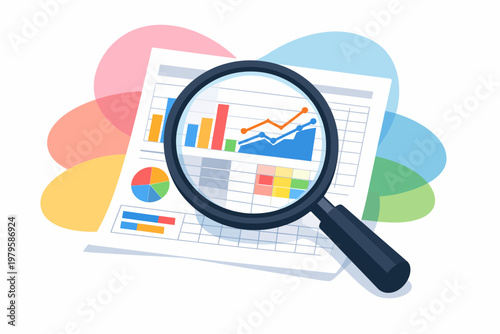 Financial Data Analysis and Audit with Magnifying Glass