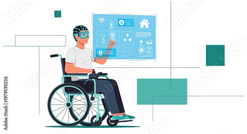 Innovative technology empowering disabled individuals for a brighter connected futuristic world