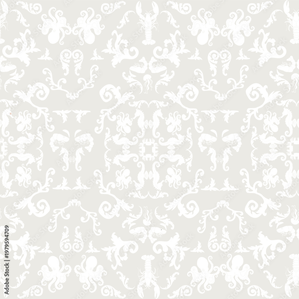 Fototapeta premium A sunny day at the Mediterranean coast , Kitchens tiles ,Sealife and under sea adventures bring this week challenge to life .