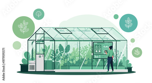 Innovative greenhouse management leveraging technology for sustainable agricultural practices