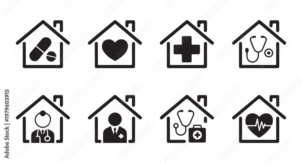Fototapeta premium Thin line office document icons representing editing forms printing tasks and data organization for business.