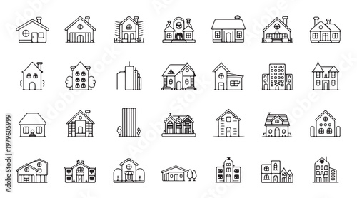 Group of four multi-colored folder icons with black outline on transparent background for organization.