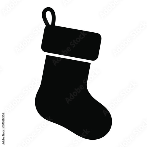 Black high-heeled shoe silhouette black heel minimalist shoe