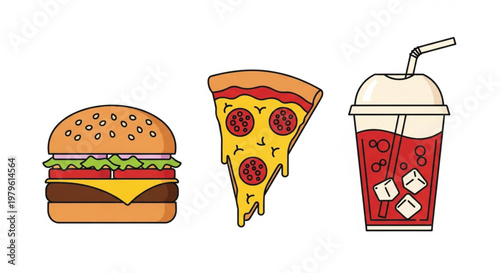 fast food and drink