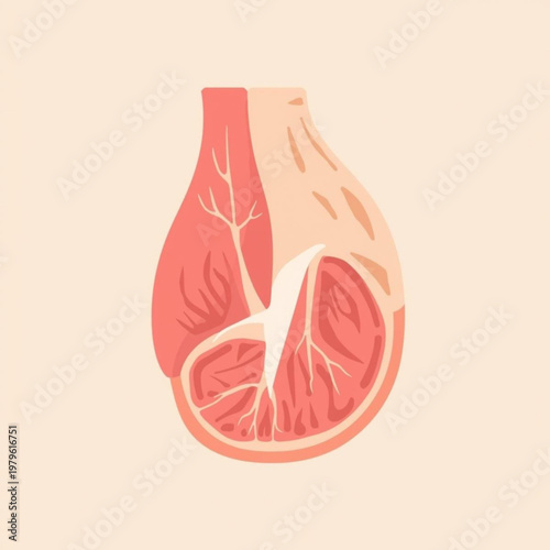 Human Muscle Anatomy Structure Illustration
