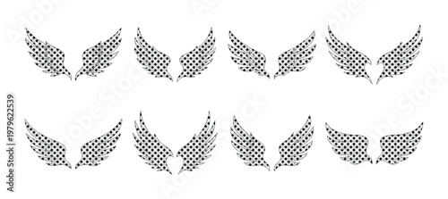 Retro checkered sunglasses and eyeglasses vector set, stylish eyewear accessories with a playful pattern, perfect for fashion, summer, and lifestyle designs