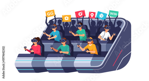 People sitting on a cinema or theater seat watching screens