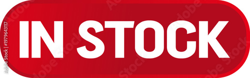 Web Buttons for E-commerce: In Stock, Available Now, Stock Out, and Out of Stock Status Labels