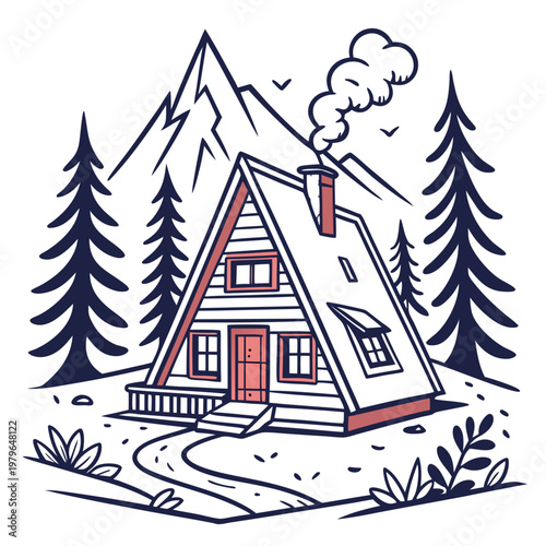 AFrame Cabin in the Mountains A Cozy Retreat.