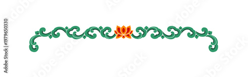 
This is an illustration of Dancheong, a traditional Korean pattern.