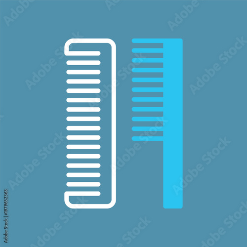 シンプルな美容院アイコン