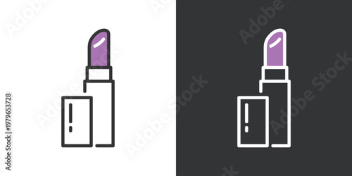 シンプルなリップのアイコン