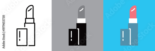 シンプルなリップのアイコン