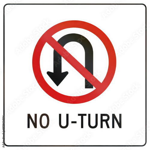Free Download No u-turn traffic sign - GFXLoad