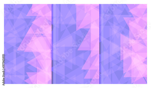 Abstract Geometric Pattern with Pink and Purple Hues.