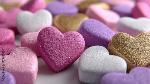 Sparkling Heart Candies Assortment