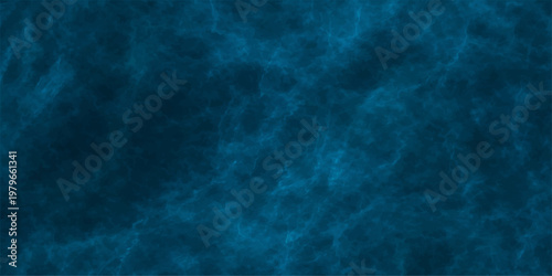 A dark blue abstract background featuring a textured smoke pattern and bright light design on a grunge paper backdrop for a moody sky and water illustration wallpaper