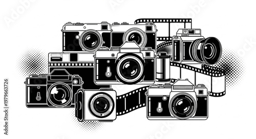 vintage photo camera
