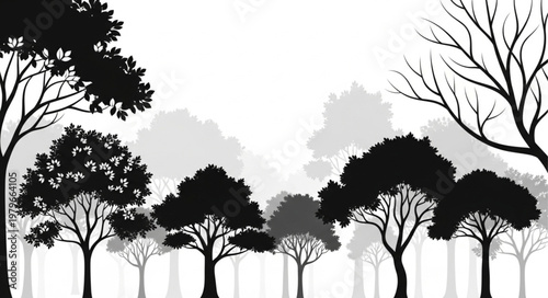 silhouette of a tree