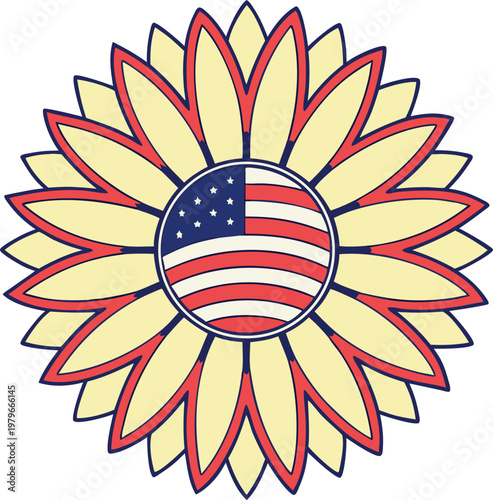 Single Flower Drawing United States Set. USA Floral Single Blossom Illustration Set. American Flower Study Single Bloom Set. United States Floral Drawing Collection Set. Single Blossom Floral Art USA