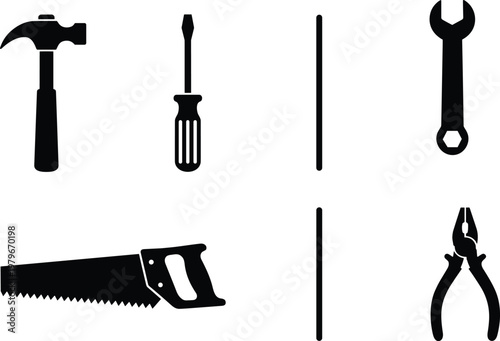 People in conflict silhouette set showing argument and social tension