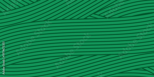 farm green banner, organic abstract background with fields. wavy green lines, natural organic products. ecology background. striped farmer green Pattern