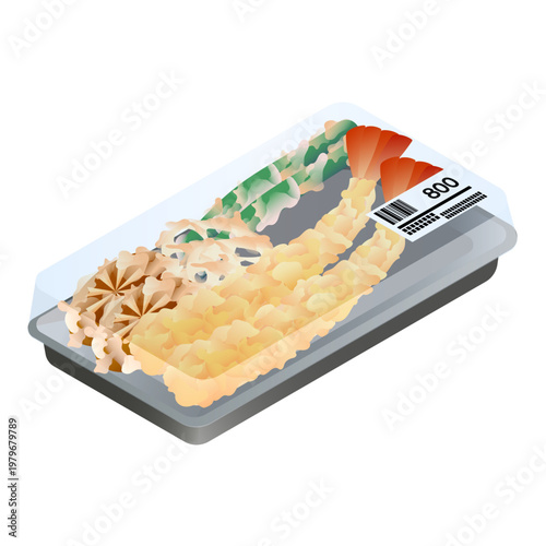 スーパーのパックに入った天ぷら