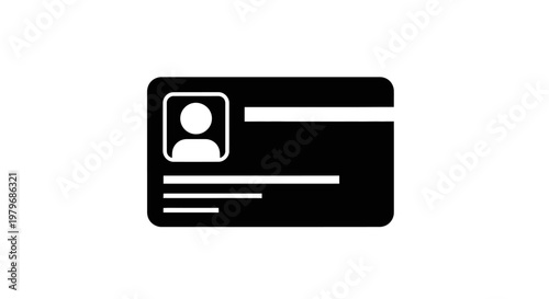 Identification Card Plastic Credit Type.