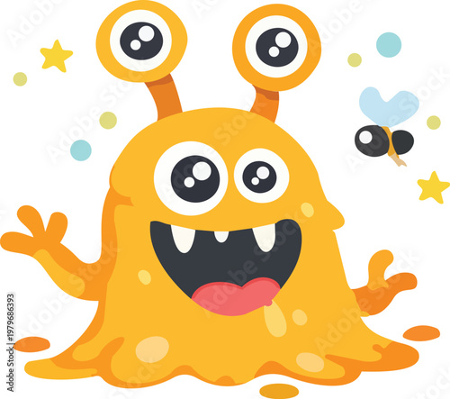 Orange Alien Monster