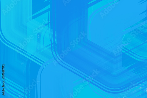 Dynamic Abstract Blue Geometric Layered Technology Background