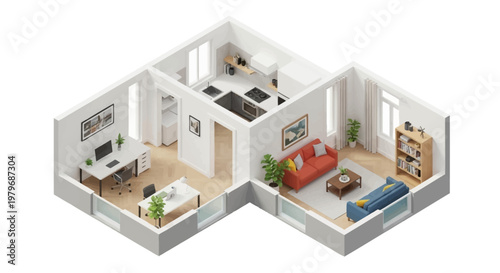 Modern Apartment Interior Design.