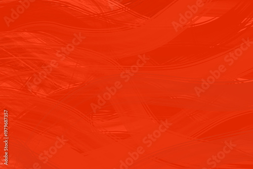 Vibrant Abstract Red Flowing Waves and Intersecting Crimson Lines Texture