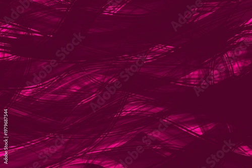Abstract Dark Magenta Sweeping Waves and Overlapping Curves Texture