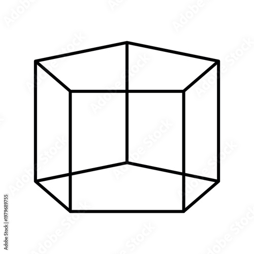 Minimalist geometric abstract shape. Clean, modern design for backgrounds and branding.