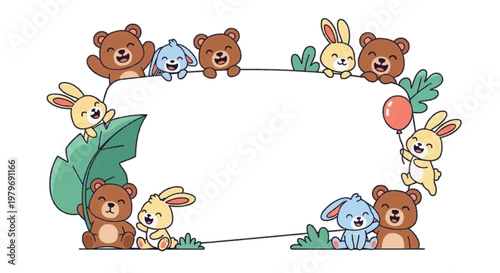 teddy bear with a frame