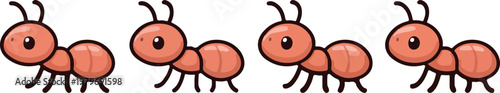 Cartoon Ants Vector