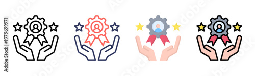 Proficiency icon sheet multiple style collection