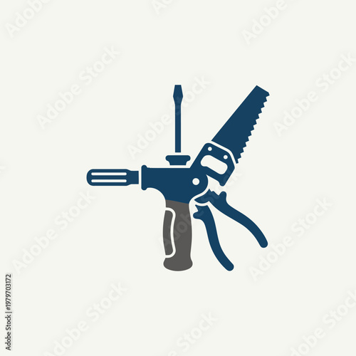 Creative Combination of Hand Tools for Construction and Repair.