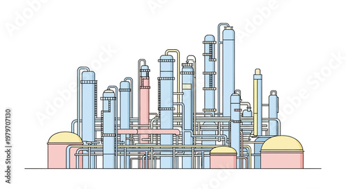 City Skyline with Tall Skyscrapers.