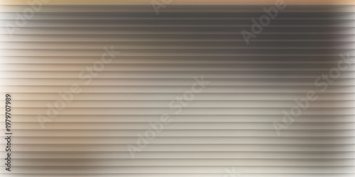 Dark brown beige orange ribbed glass. Vector ribbed glass texture background. Mesh gradient. acrylic ribbed bath surface. Reeded glass background semitransparent overlay. Bath wall window