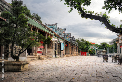 Billede på lærred Lubao town, Sanshui district, Foshan city, Guangdong, China