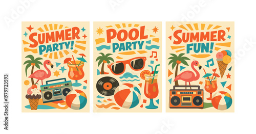 Collection of diamond forms and related geological samples in a clean line art style