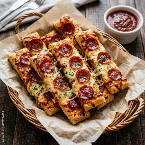A delicious homemade apple pie pastry and a fresh spinach and cheese pizza slice are served as a tasty baked meal on a white plate