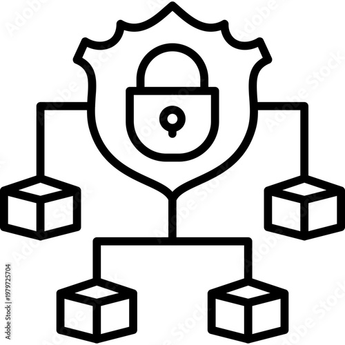 Blockchain Security Icon