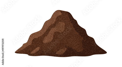 Brown Chocolate Heap of Cocoa.