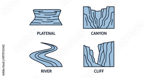 Geological formation landscape features.