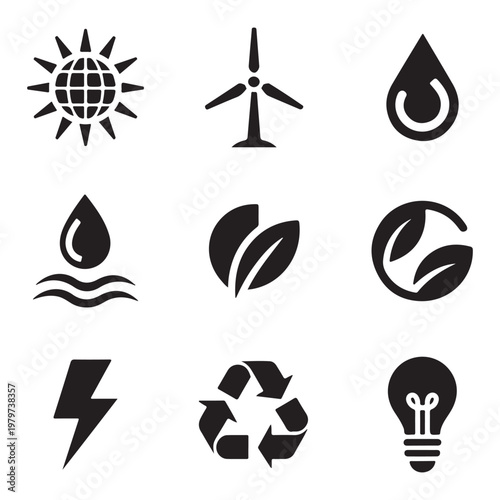 Eco friendly icons