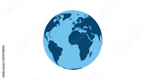 Globe Earth Planet World Map.