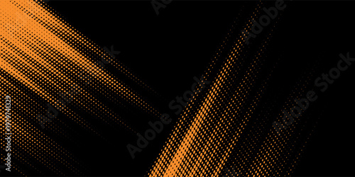 orange black brush Car sticker wrap pattern banner abstract sporty lines black orange color combination grunge brush pattern racing motorsport vector Illustration design.